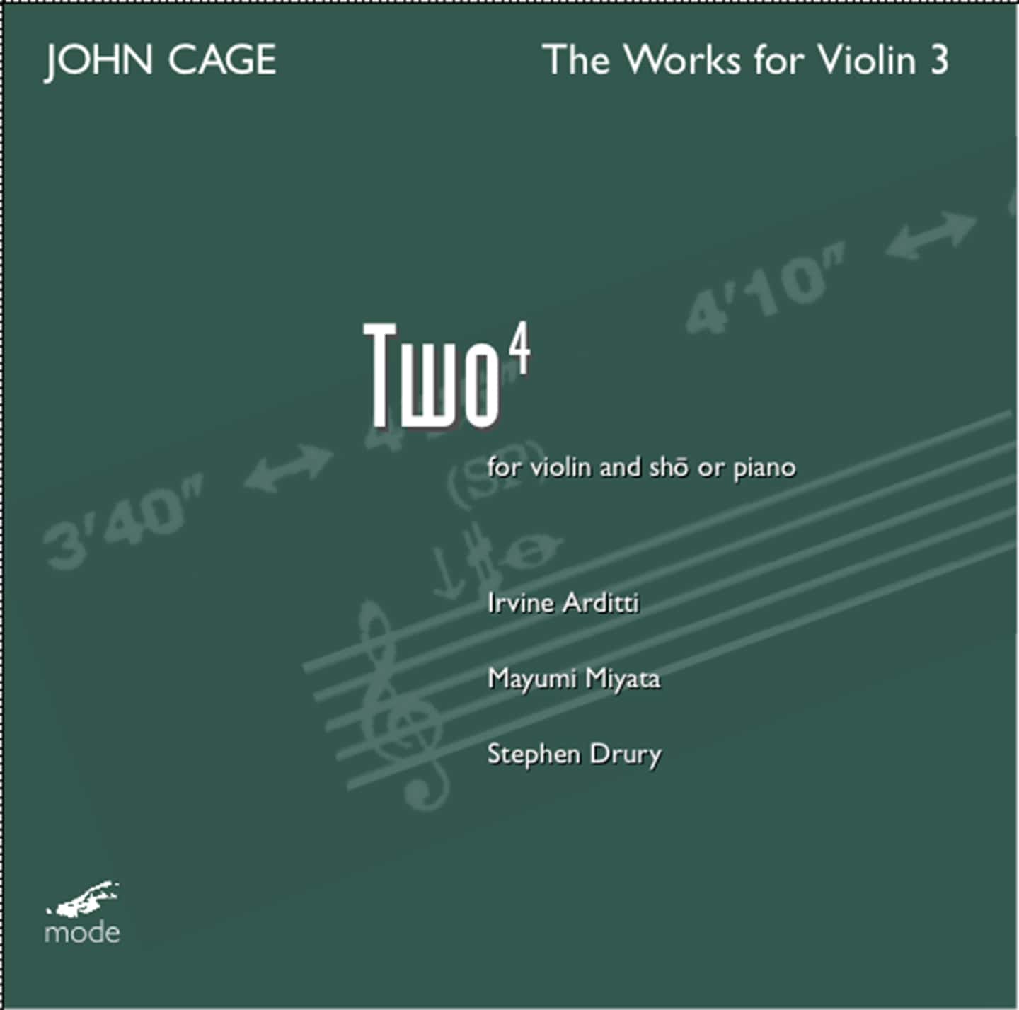 Cage Edition 23- The Works for Violin 3