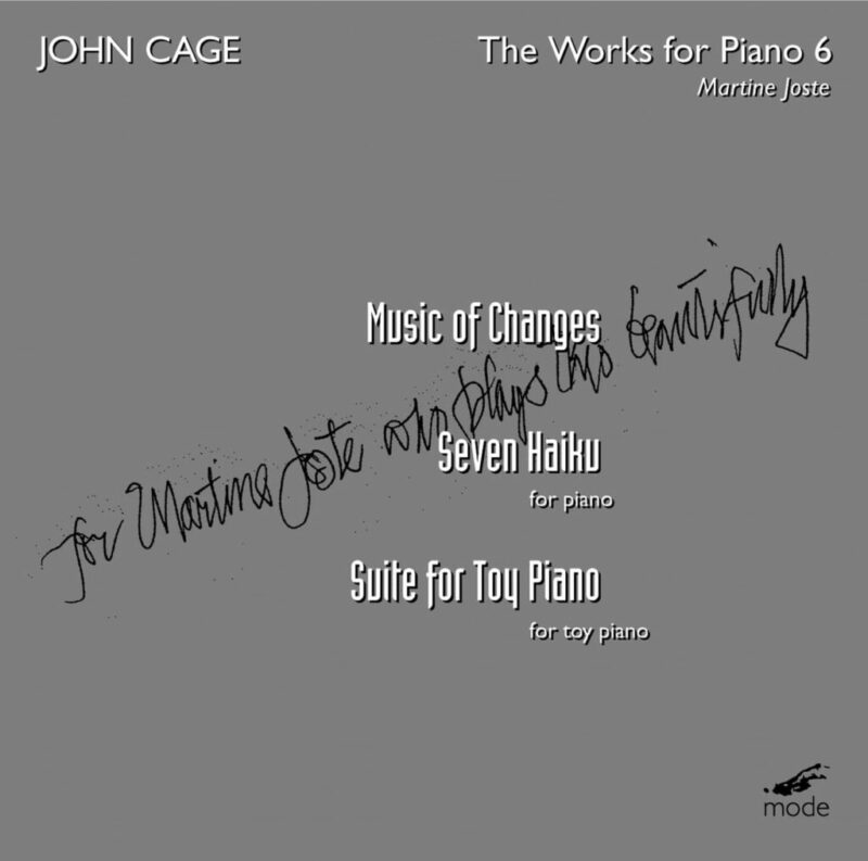 Cage Edition 29–The Piano Works 6