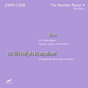 John Cage Edition 38: The Number Pieces 4