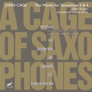 Cage Edition 42-A Cage of Saxophones 3 & 4